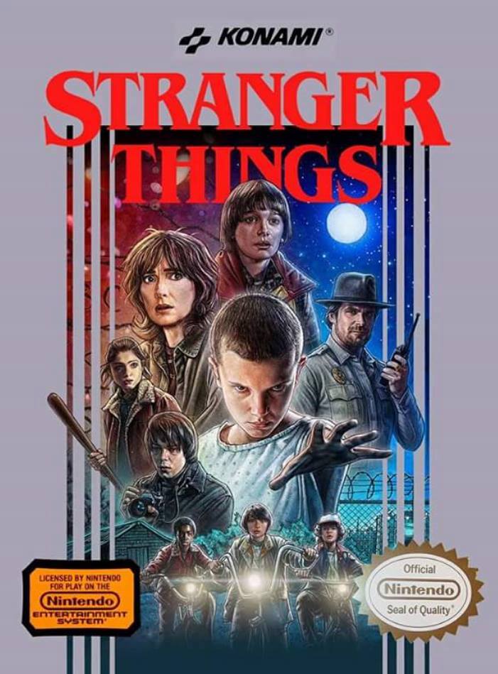 Stranger Things fake Nes cover Stranger Things fake Nes cover